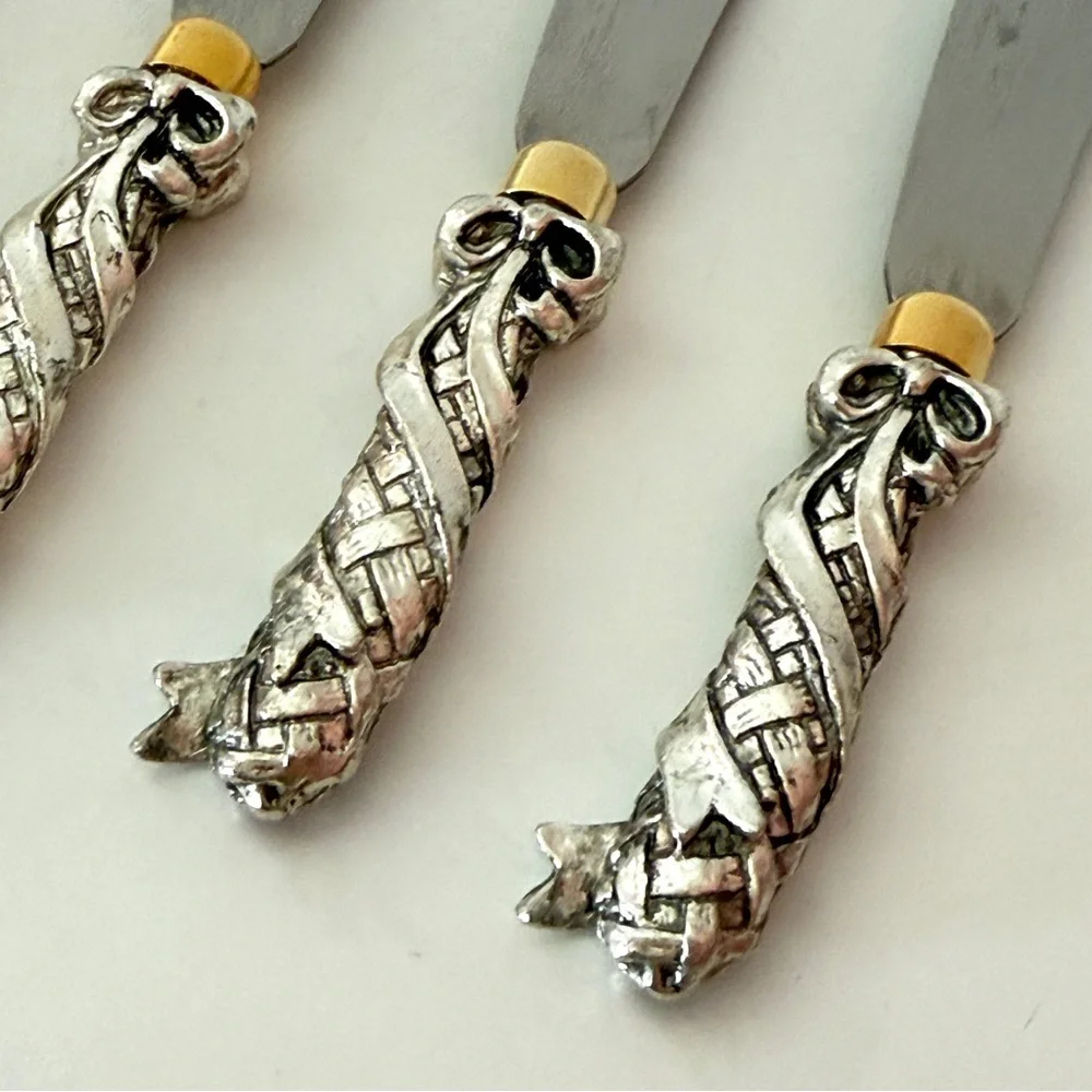Vintage Arthur Court Weave Spreaders set of 4